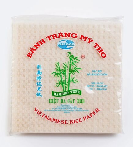 Рисовая бумага квадратная "BAMBOO TREE" (26-28 листов) 22 см, 340 г