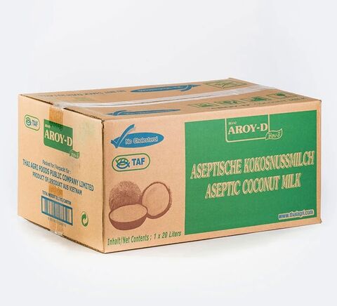 Кокосовое молоко "AROY-D" 20 л, aseptic bag (растительные жиры 17-19%, Вьетнам)